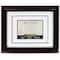 6" x 8" Mahogany Document Frame with Double Mat by Studio Décor®